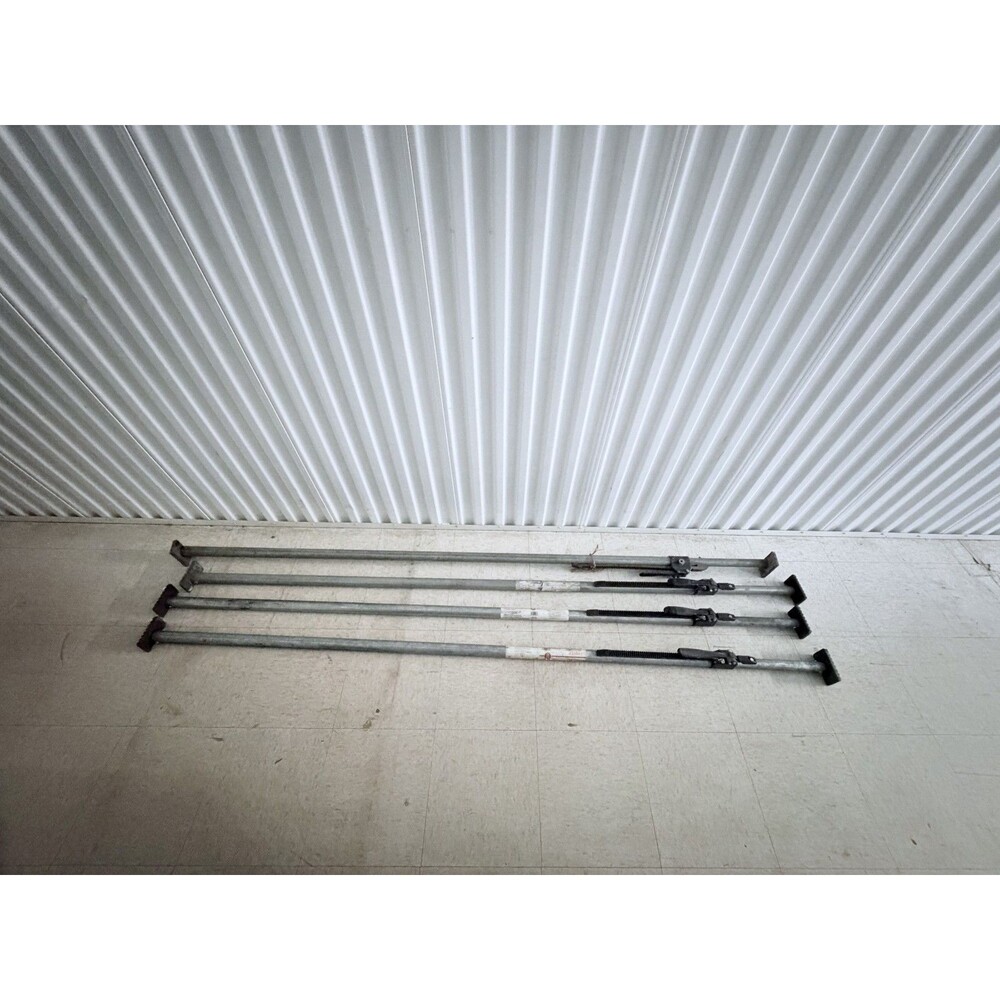 4- Heavy Duty Steel Cargo Load Lock Bar 91 to 106 inches
